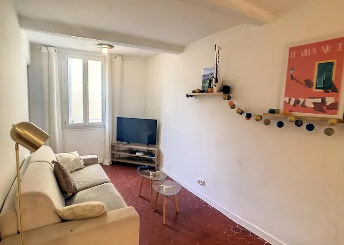 Vieux Nice Deux Pièces 4Pax -Wifi / Clim